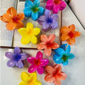 Glossy Tropical Flower Hair Claw Clip