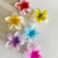 Crystal Gradient Flower Hair Claw Clip
